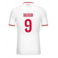 Dres AS Monaco Folarin Balogun #9 Domáci 2024-25 Krátky Rukáv